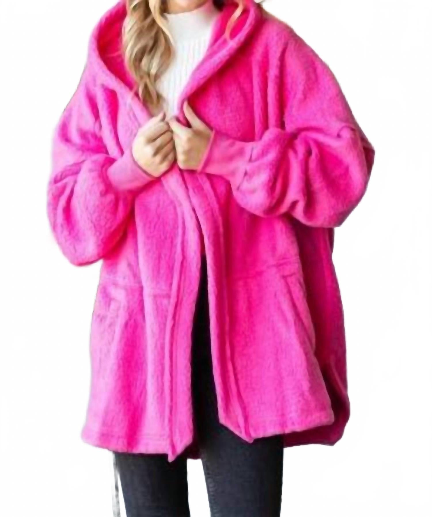 Уютная флисовая куртка в розовом цвете Veveret 
Уютная флисовая куртка в розовом цвете Veveret