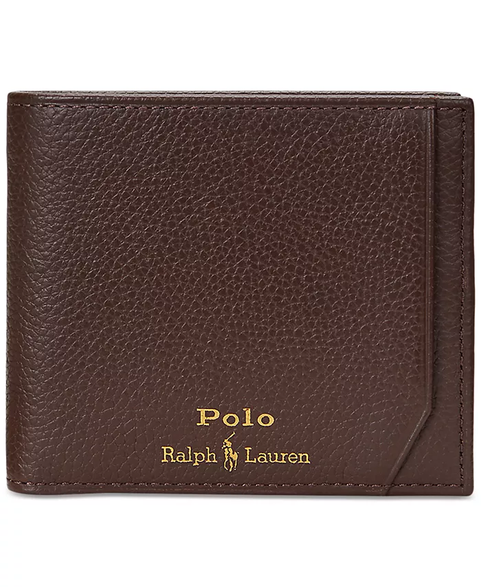 Мужской бумажник из шагрени Billfold Wallet Polo Ralph Lauren, коричневый
Мужской бумажник из шагрени Billfold Wallet Polo Ralph Lauren, коричневый