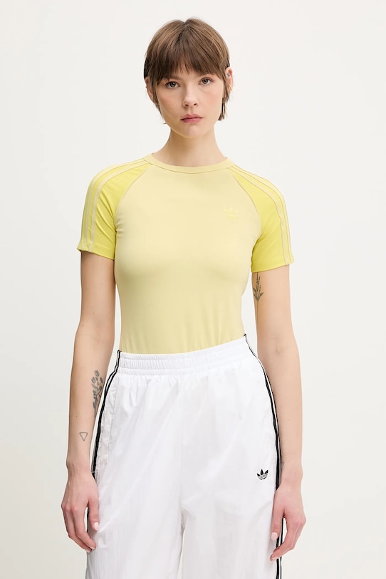 Футболка 3-Stripes Adidas Originals, желтый 
Футболка 3-Stripes Adidas Originals, желтый