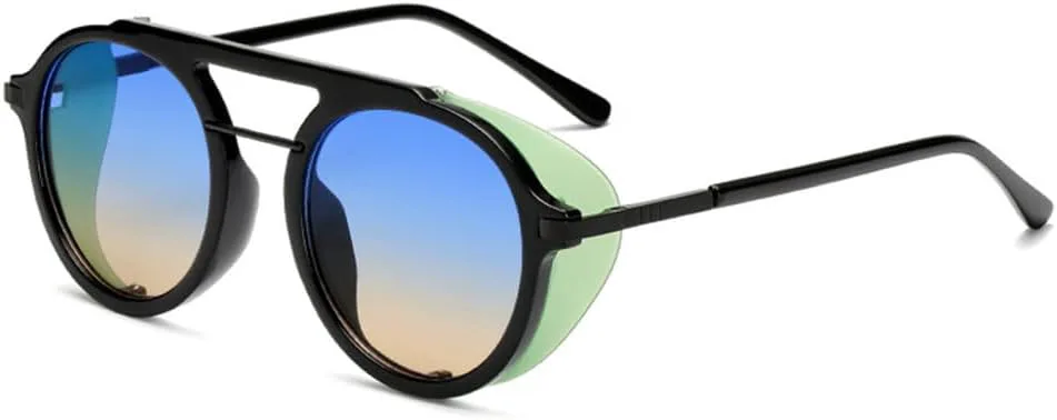 Солнцезащитные очки в стиле стимпанк для мужчин и женщин, модные круглые солнцезащитные очки для женщин, винтажные панк-очки с защитой от ультрафиолета UV400 MTZJH, 4
Солнцезащитные очки в стиле стимпанк для мужчин и женщин, модные круглые солнцезащитные очки для женщин, винтажные панк-очки с защитой от ультрафиолета UV400 MTZJH, 4