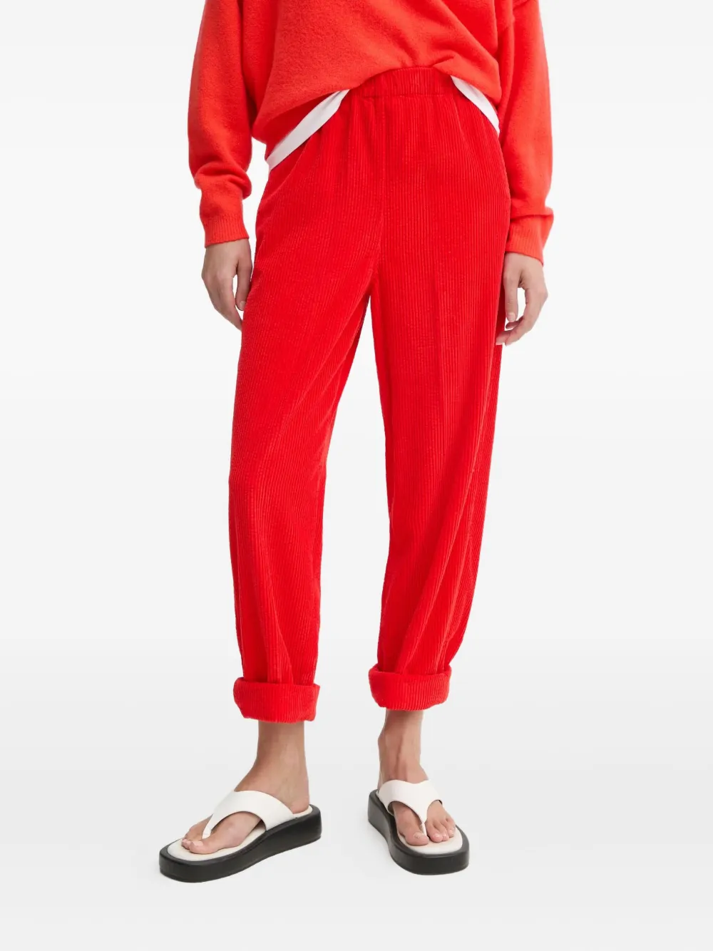 Брюки на эластичном поясе American Vintage, красный
Брюки на эластичном поясе American Vintage, красный