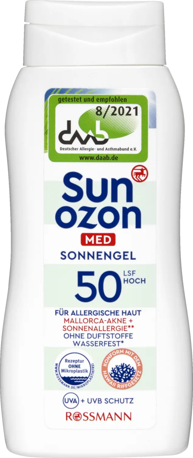 Солнцезащитный крем sunozon MED Sonnengel LSF 50 Reisegröße
Солнцезащитный крем sunozon MED Sonnengel LSF 50 Reisegröße