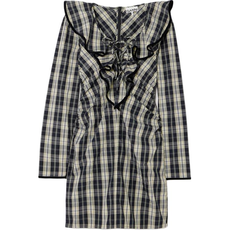 Женское платье с длинными рукавами GANNI, черный
Женское платье с длинными рукавами GANNI, черный