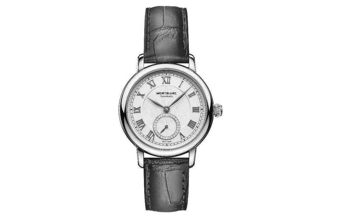 Звездная серия Автоматический механический механизм Женские часы 32 мм Белый циферблат Корпус из нержавеющей стали Кожаный ремешок MONTBLANC
Звездная серия Автоматический механический механизм Женские часы 32 мм Белый циферблат Корпус из нержавеющей стали Кожаный ремешок MONTBLANC