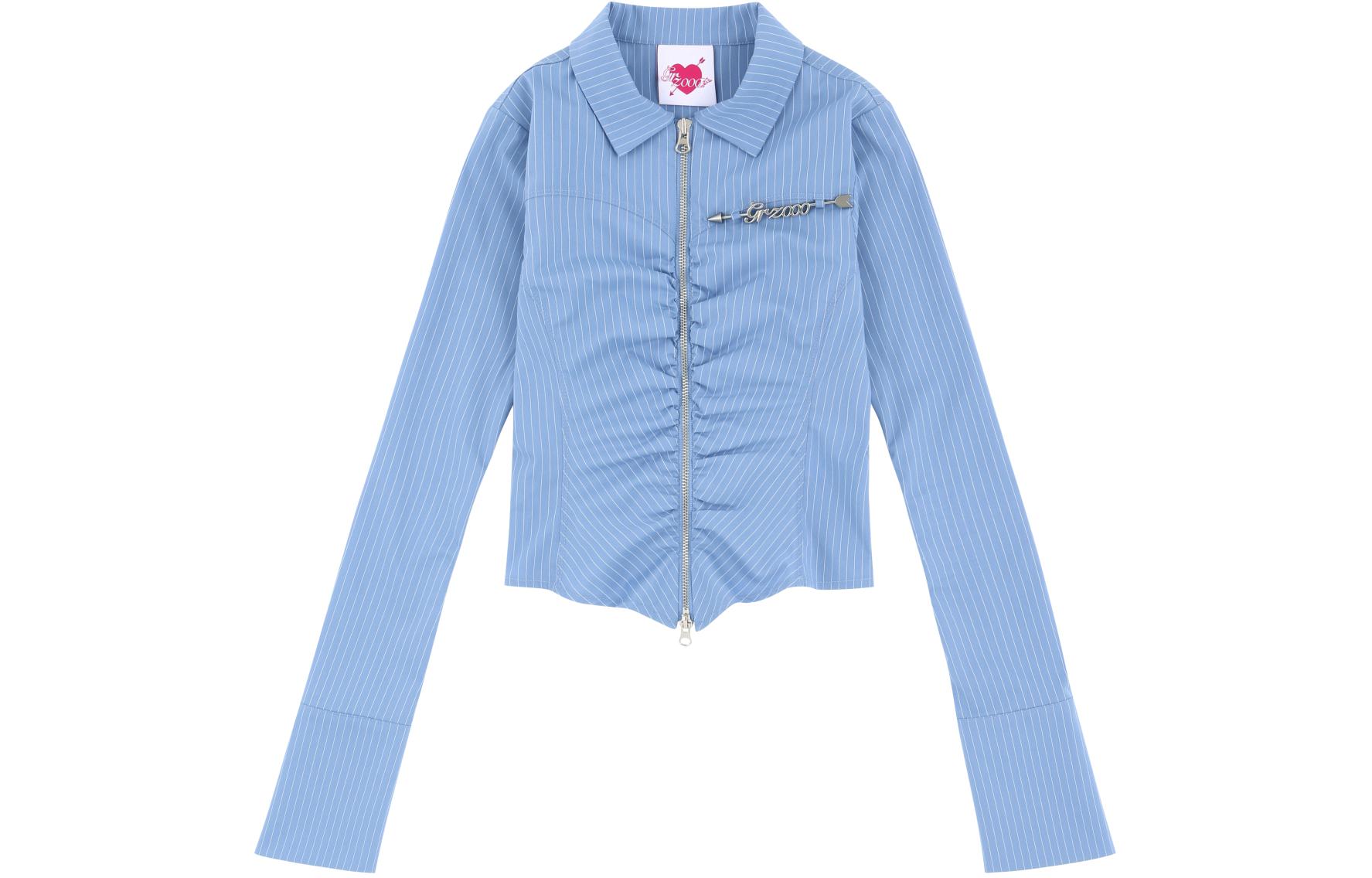 Grailz Женская рубашка x 2000Archives SS24, синяя
Grailz Женская рубашка x 2000Archives SS24, синяя