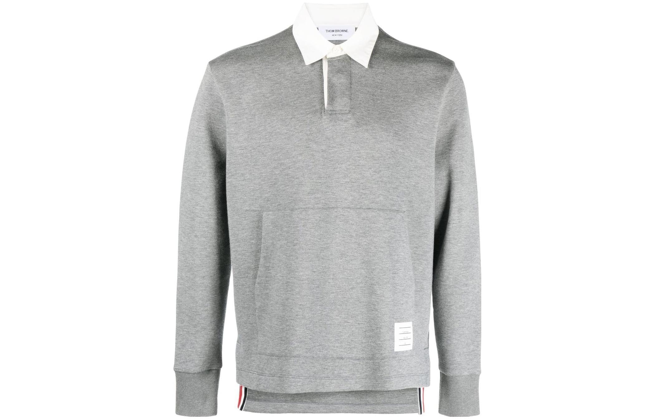Регби поло с логотипом THOM BROWNE, серый
Регби поло с логотипом THOM BROWNE, серый
