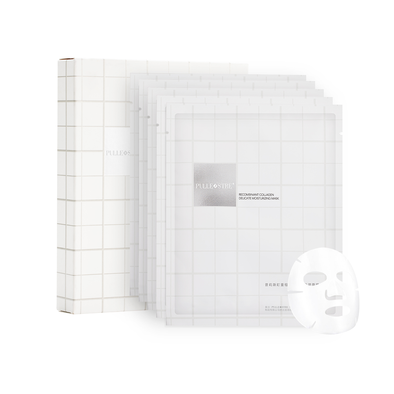 Рекомбинантная коллагеновая яичная маска для лица глубокое увлажнение увлажняющая упаковка 5 штук PULLE STRE
Рекомбинантная коллагеновая яичная маска для лица глубокое увлажнение увлажняющая упаковка 5 штук PULLE STRE