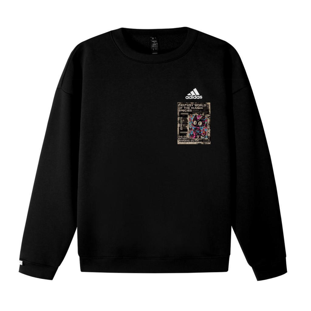 Свитшот Unisex с 3 полосками Adidas, черный
Свитшот Unisex с 3 полосками Adidas, черный