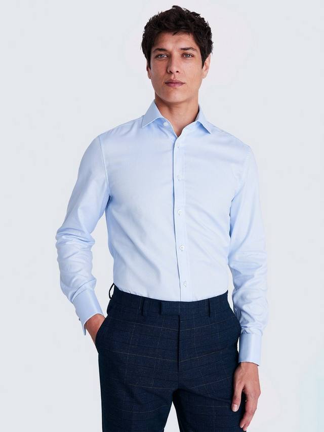 Длинная рубашка с двойными манжетами и фактурной тканью Moss, Sky
Длинная рубашка с двойными манжетами и фактурной тканью Moss, Sky