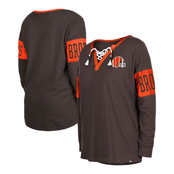 Женская коричневая футболка Cleveland Browns с длинным рукавом и V-образным вырезом New Era, Коричневый, Женская коричневая футболка Cleveland Browns с длинным рукавом и V-образным вырезом New Era
Женская коричневая футболка Cleveland Browns с длинным рукавом и V-образным вырезом New Era, Коричневый, Женская коричневая футболка Cleveland Browns с длинным рукавом и V-образным вырезом New Era