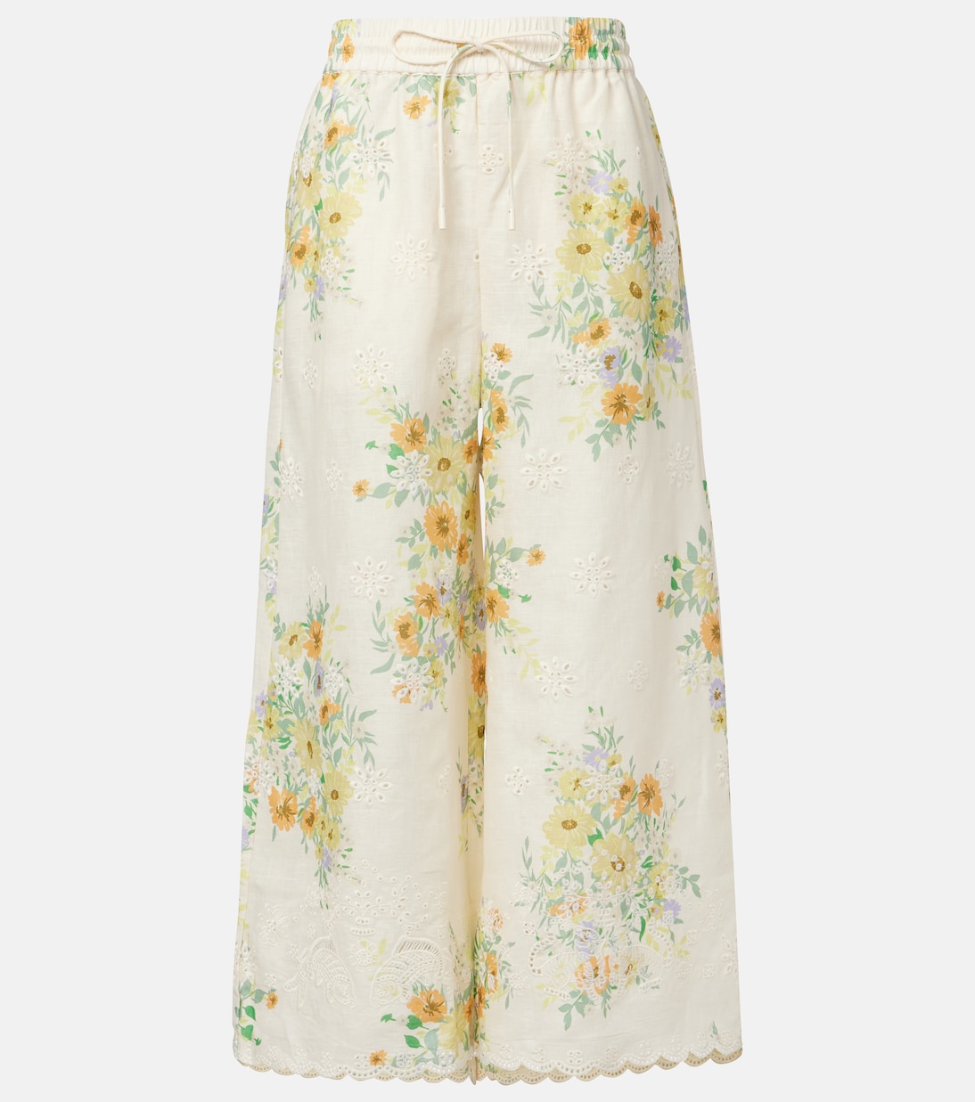 Женские льняные брюки-клеш Juliette с цветочным принтом Alémais, кремовый
Женские льняные брюки-клеш Juliette с цветочным принтом Alémais, кремовый