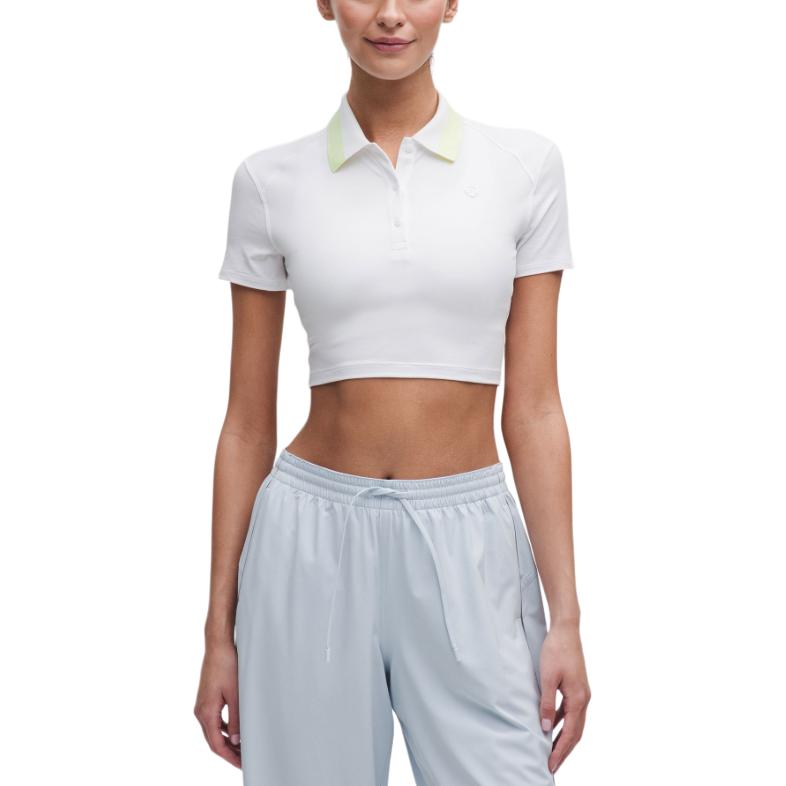 Пике поло для женщин Lululemon, белый/зеленый
Пике поло для женщин Lululemon, белый/зеленый