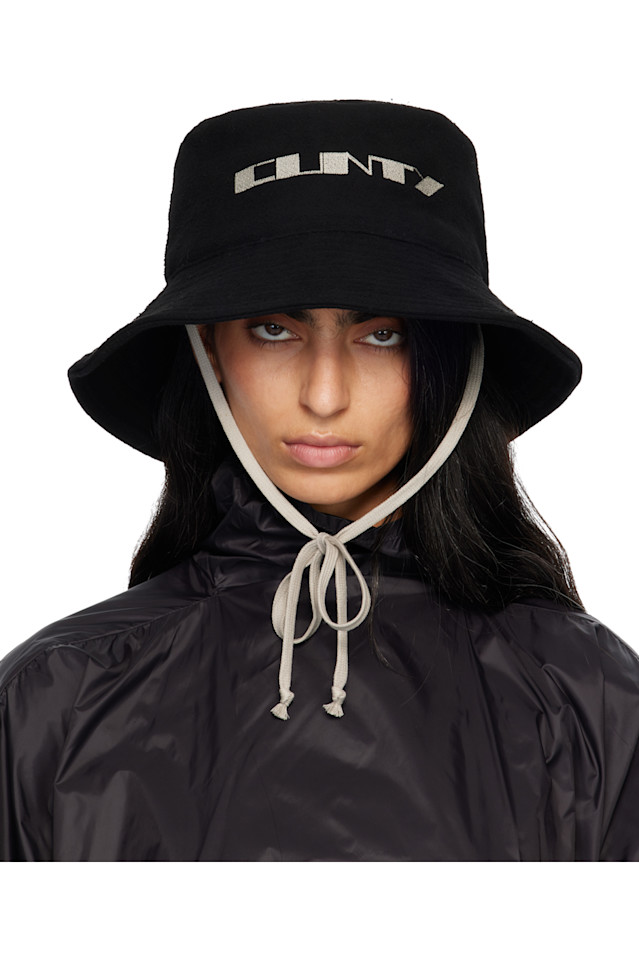 Rick Owens Drkshdw Черные конкордианы, шляпа-ведро Гиллигана
Rick Owens Drkshdw Черные конкордианы, шляпа-ведро Гиллигана