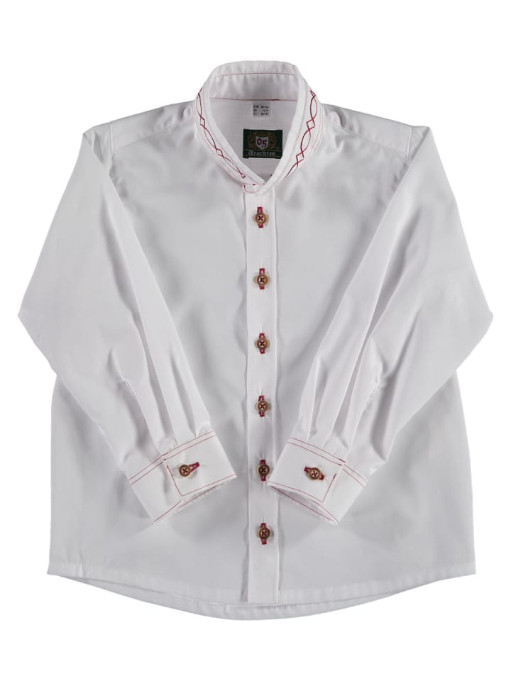 Детская традиционная рубашка Вабойо бело-красного цвета OS-Trachten
Детская традиционная рубашка Вабойо бело-красного цвета OS-Trachten