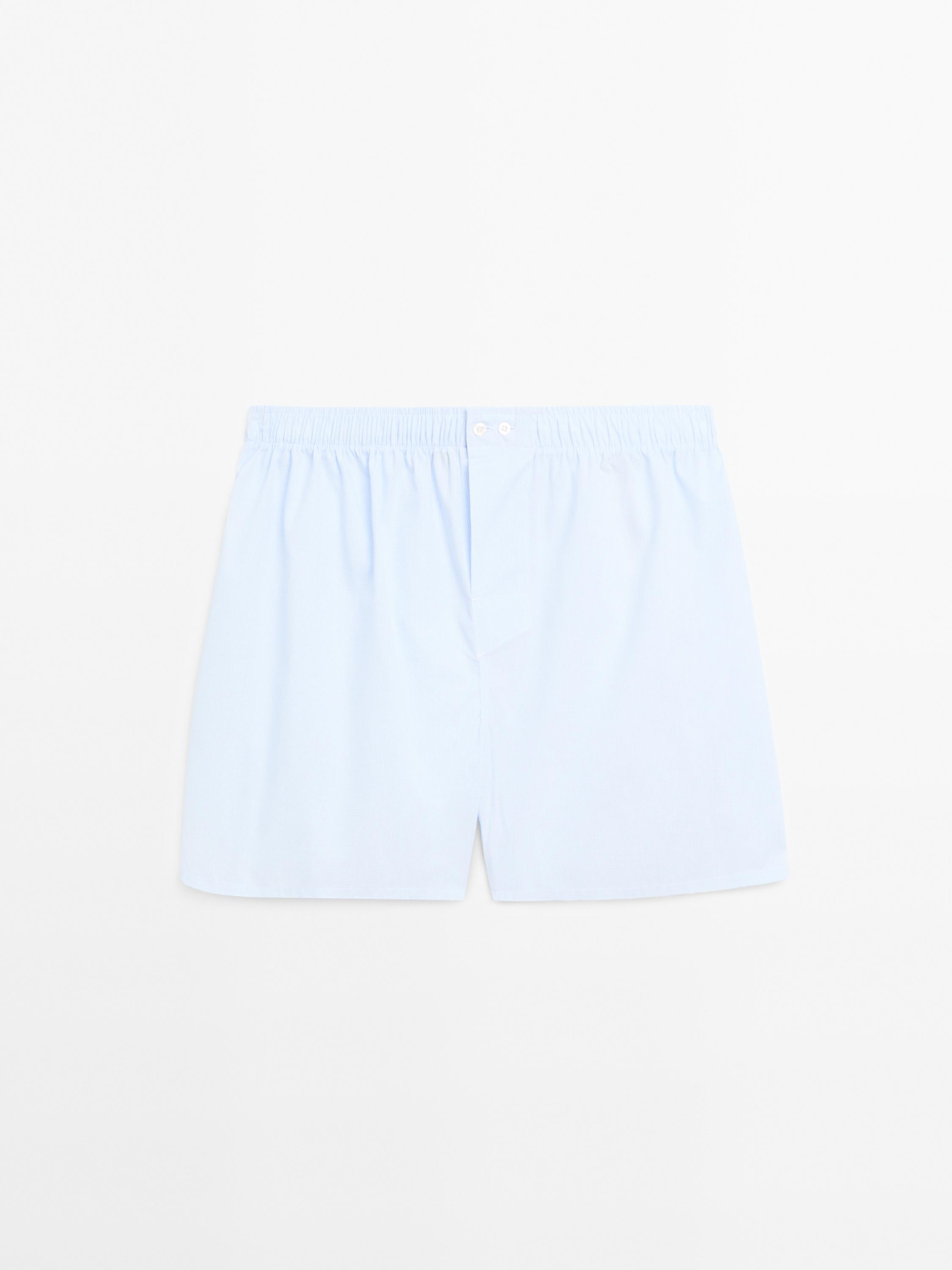 Боксеры с принтом Micro-Check Massimo Dutti, Sky Blue
Боксеры с принтом Micro-Check Massimo Dutti, Sky Blue