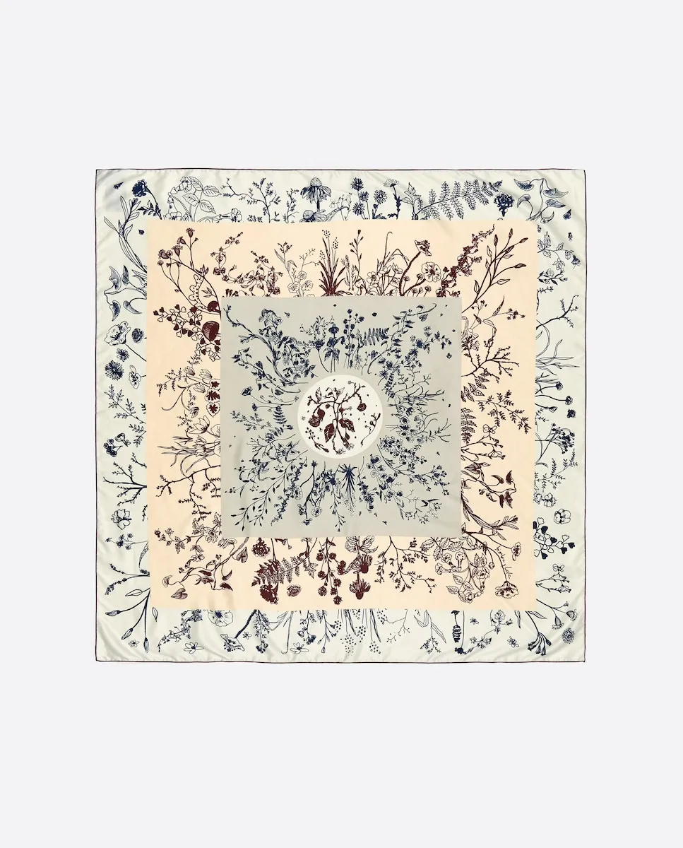 Женский платок с цветочным узором, иллюстрация ботаники, слоновая кость Bimba y Lola, белый
Женский платок с цветочным узором, иллюстрация ботаники, слоновая кость Bimba y Lola, белый