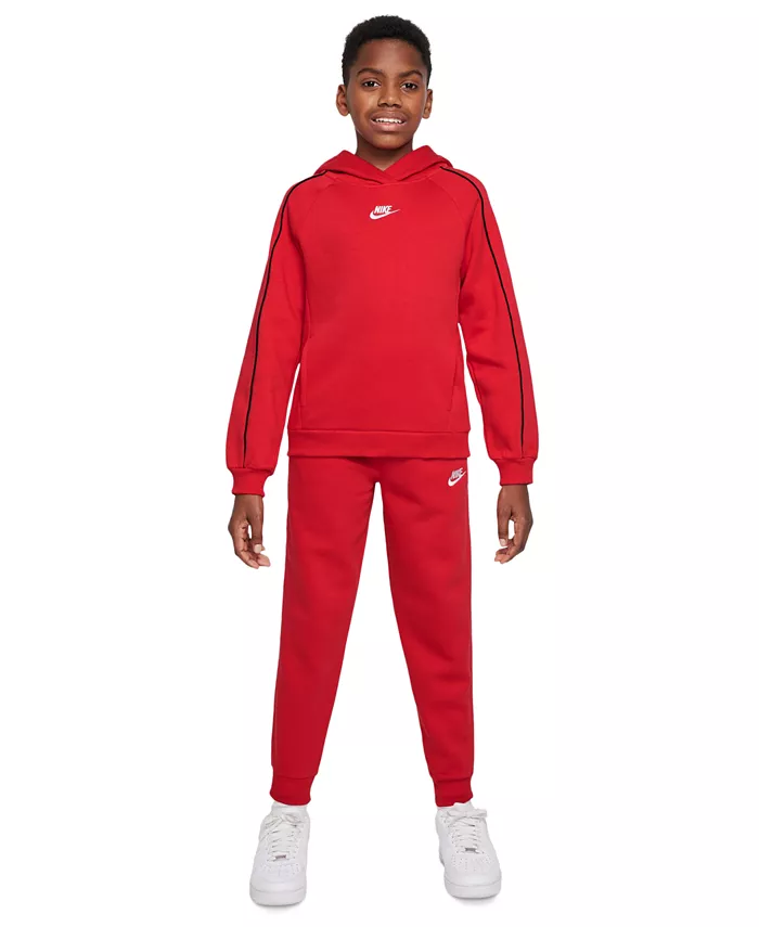 Детский флисовый спортивный костюм Big Kids Club Nike, красный
Детский флисовый спортивный костюм Big Kids Club Nike, красный