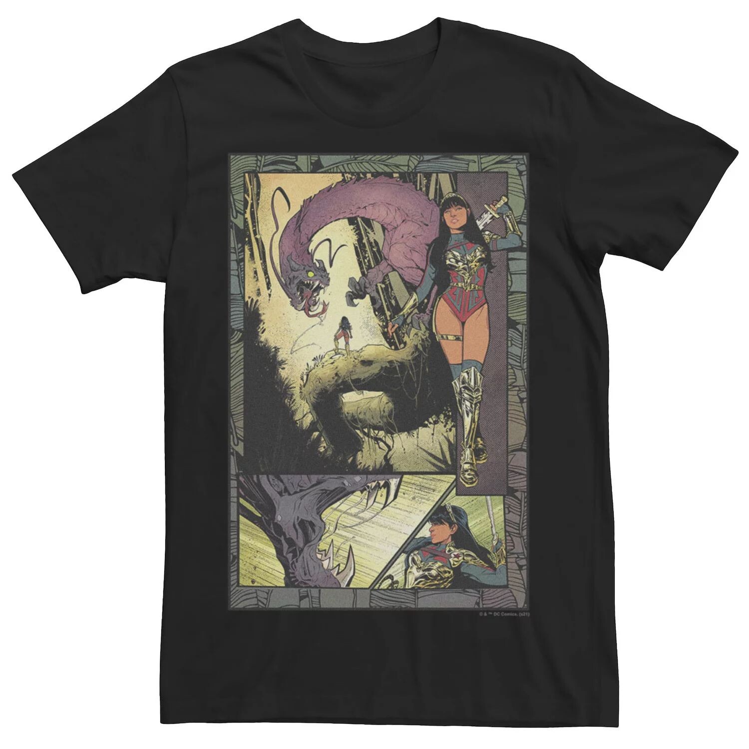 Мужская футболка с изображением комиксов «Чудо-женщина из Лиги справедливости» Licensed Character
Мужская футболка с изображением комиксов «Чудо-женщина из Лиги справедливости» Licensed Character