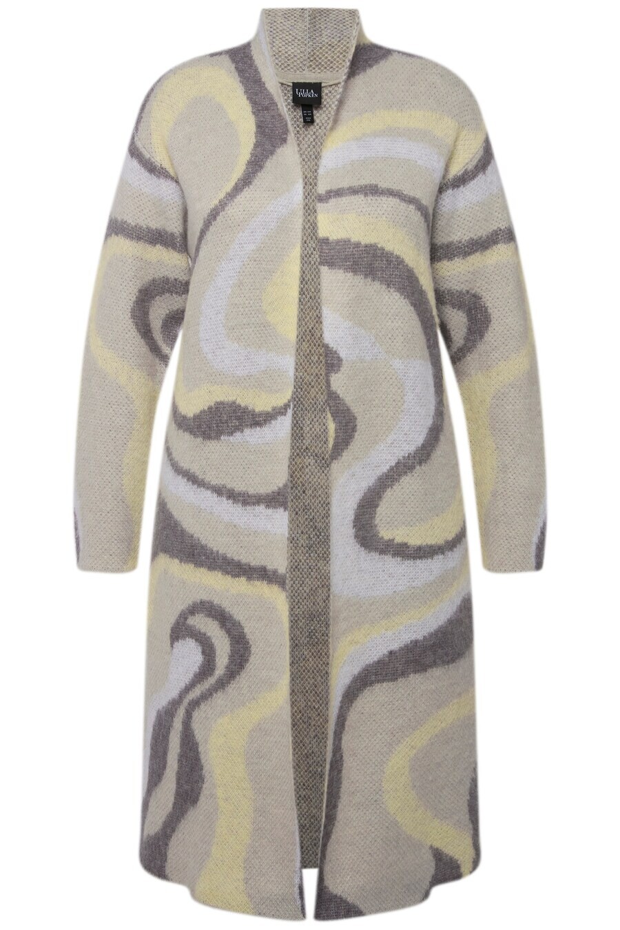 Вязаный кардиган Ulla Popken, серый/темно-серый
Вязаный кардиган Ulla Popken, серый/темно-серый