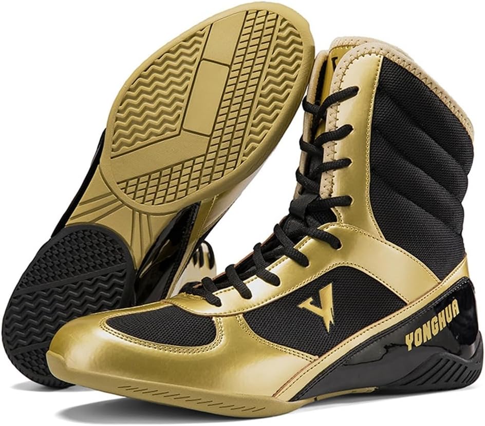 Боксерские ботинки высокого верха для мужчин для боевых видов спорта, боевого искусства, бодибилдинга, атлетики, фитнеса, спорта, скалолазания, для молодежи и взрослых Hiuzylqx, желтый
Боксерские ботинки высокого верха для мужчин для боевых видов спорта, боевого искусства, бодибилдинга, атлетики, фитнеса, спорта, скалолазания, для молодежи и взрослых Hiuzylqx, желтый