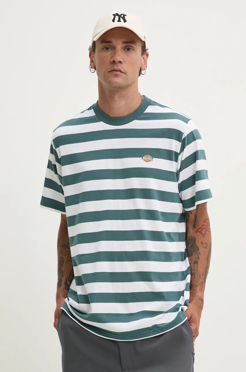 Футболка Dickies из хлопка, зеленый 
Футболка Dickies из хлопка, зеленый