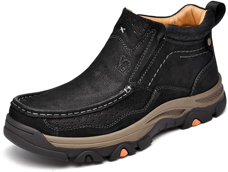 Мужские кожаные ботинки WAOLSU Челси для пеших прогулок и походов, черный
Мужские кожаные ботинки WAOLSU Челси для пеших прогулок и походов, черный