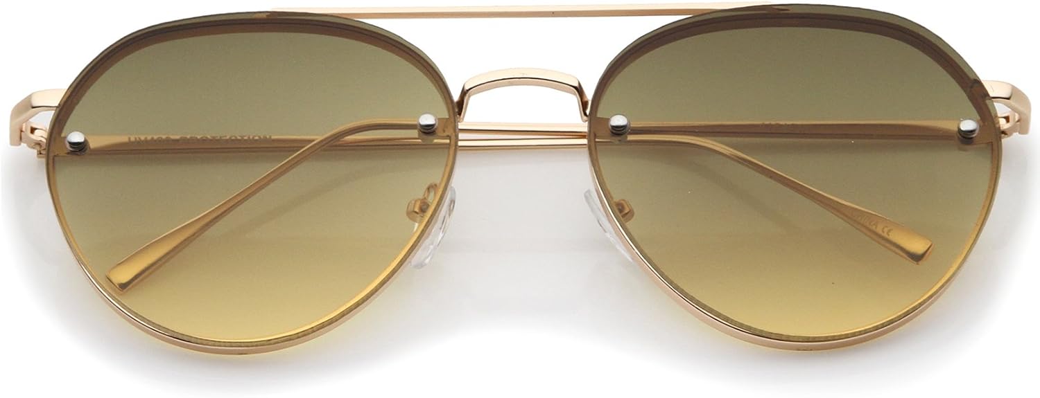 Солнцезащитные очки-авиаторы zeroUV Modern с заушниками и перемычкой над верхней губой, без оправы, градиентными цветными плоскими линзами, 59 мм, Matte Gold / Smoke Gradient
Солнцезащитные очки-авиаторы zeroUV Modern с заушниками и перемычкой над верхней губой, без оправы, градиентными цветными плоскими линзами, 59 мм, Matte Gold / Smoke Gradient