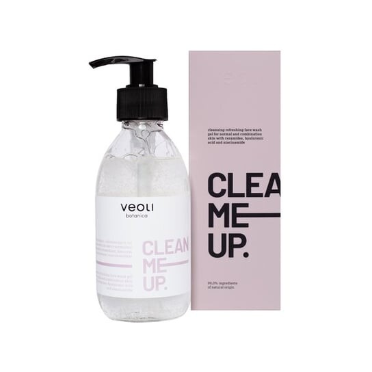 Очищающий и освежающий гель для умывания CLEAN ME UP для нормальной и комбинированной кожи, 190 мл Veoli Botanica
Очищающий и освежающий гель для умывания CLEAN ME UP для нормальной и комбинированной кожи, 190 мл Veoli Botanica