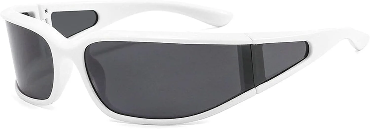 Модные солнцезащитные очки-обтекатели для женщин и мужчин, футуристические прямоугольные солнцезащитные очки, массивные солнцезащитные очки helena, White
Модные солнцезащитные очки-обтекатели для женщин и мужчин, футуристические прямоугольные солнцезащитные очки, массивные солнцезащитные очки helena, White