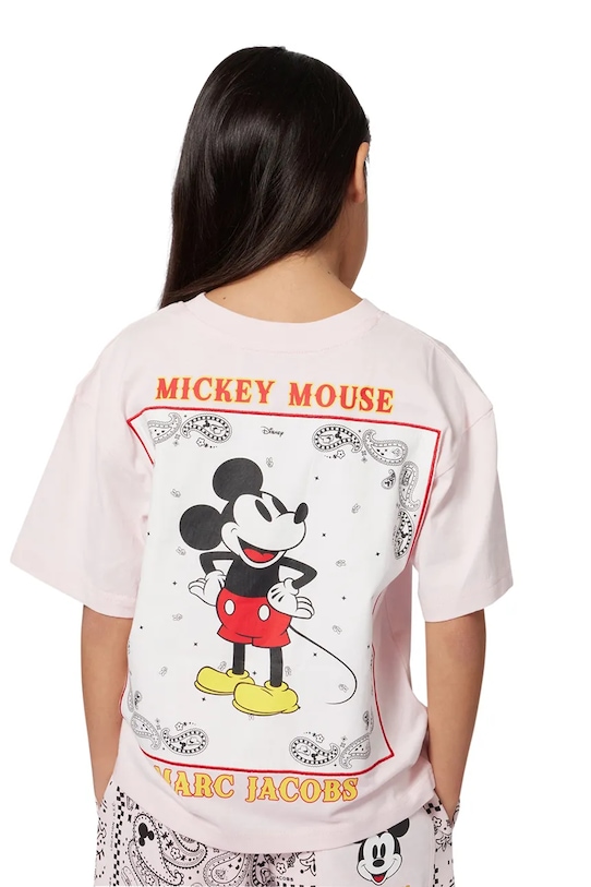 Детская хлопковая футболка Marc Jacobs, розовый
Детская хлопковая футболка Marc Jacobs, розовый