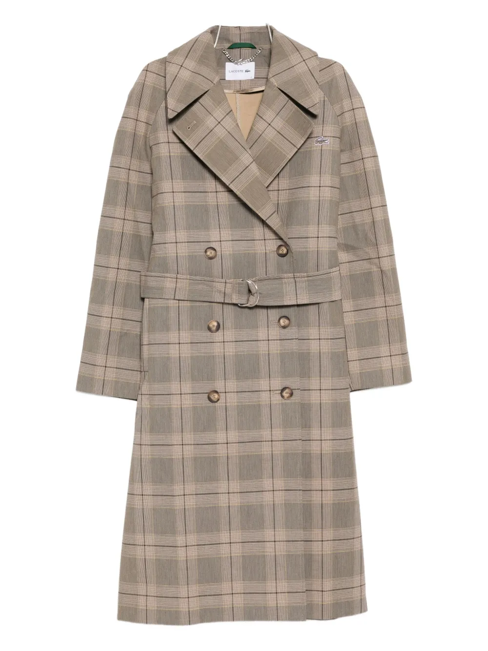 Пальто в клетку Lacoste, бежевый
Пальто в клетку Lacoste, бежевый