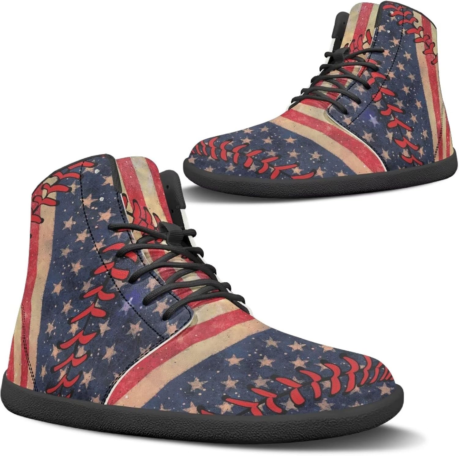 Мужские широкие кроссовки для ходьбы, легкие, нескользящие, с нулевым перепадом высоты подошвы, высокие, повседневные, плоские, для путешествий и работы, размеры 5-14 Qoiuvncy, Retro American Flag Design
Мужские широкие кроссовки для ходьбы, легкие, нескользящие, с нулевым перепадом высоты подошвы, высокие, повседневные, плоские, для путешествий и работы, размеры 5-14 Qoiuvncy, Retro American Flag Design