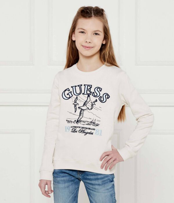 Лонгслив детский Guess с принтом, бежевый
Лонгслив детский Guess с принтом, бежевый