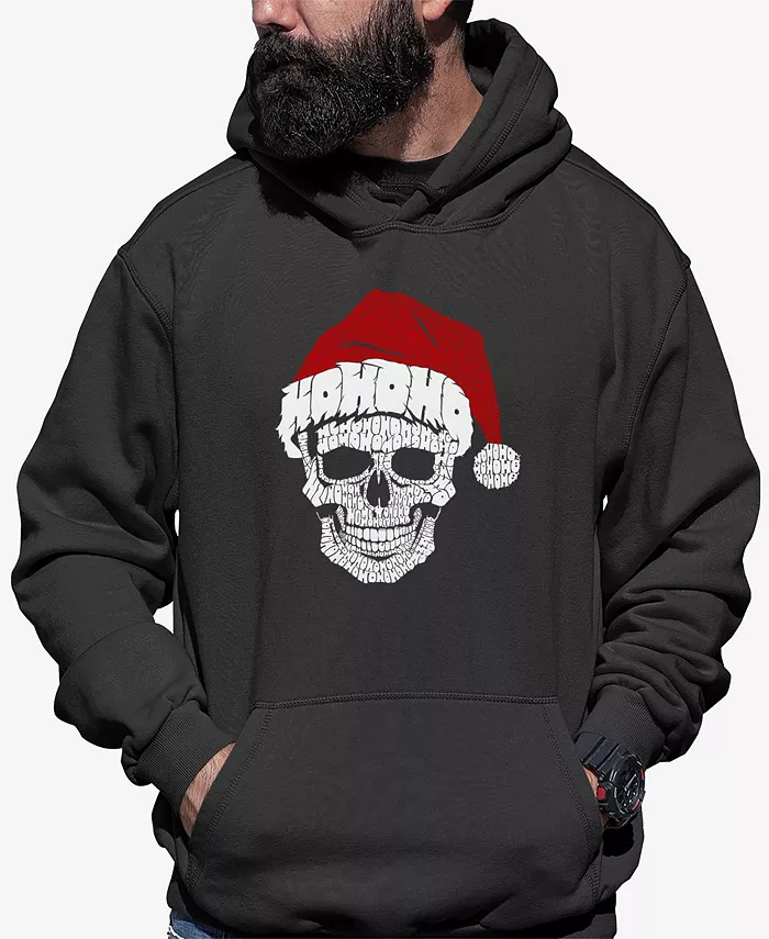 Мужская толстовка с капюшоном Santa Skull Word Art La Pop Art, серый
Мужская толстовка с капюшоном Santa Skull Word Art La Pop Art, серый