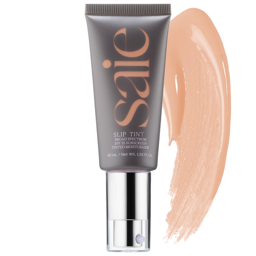 Slip Tint - легкий тонирующий увлажняющий крем с минеральным цинком, SPF 35 и гиалуроновой кислотой. Saie, 1.35 oz/40 mL, Three + Half
Slip Tint - легкий тонирующий увлажняющий крем с минеральным цинком, SPF 35 и гиалуроновой кислотой. Saie, 1.35 oz/40 mL, Three + Half