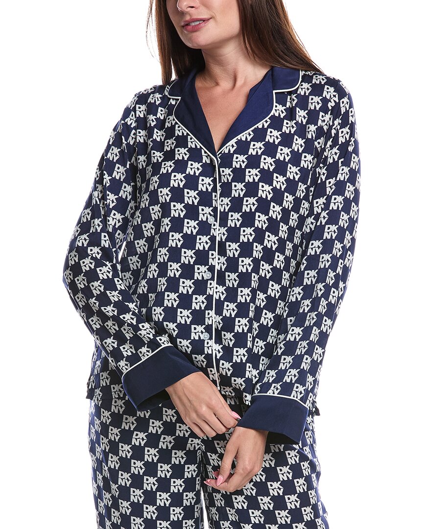 DKNY Двухкомплектный топ и брюки для сна, синий
DKNY Двухкомплектный топ и брюки для сна, синий