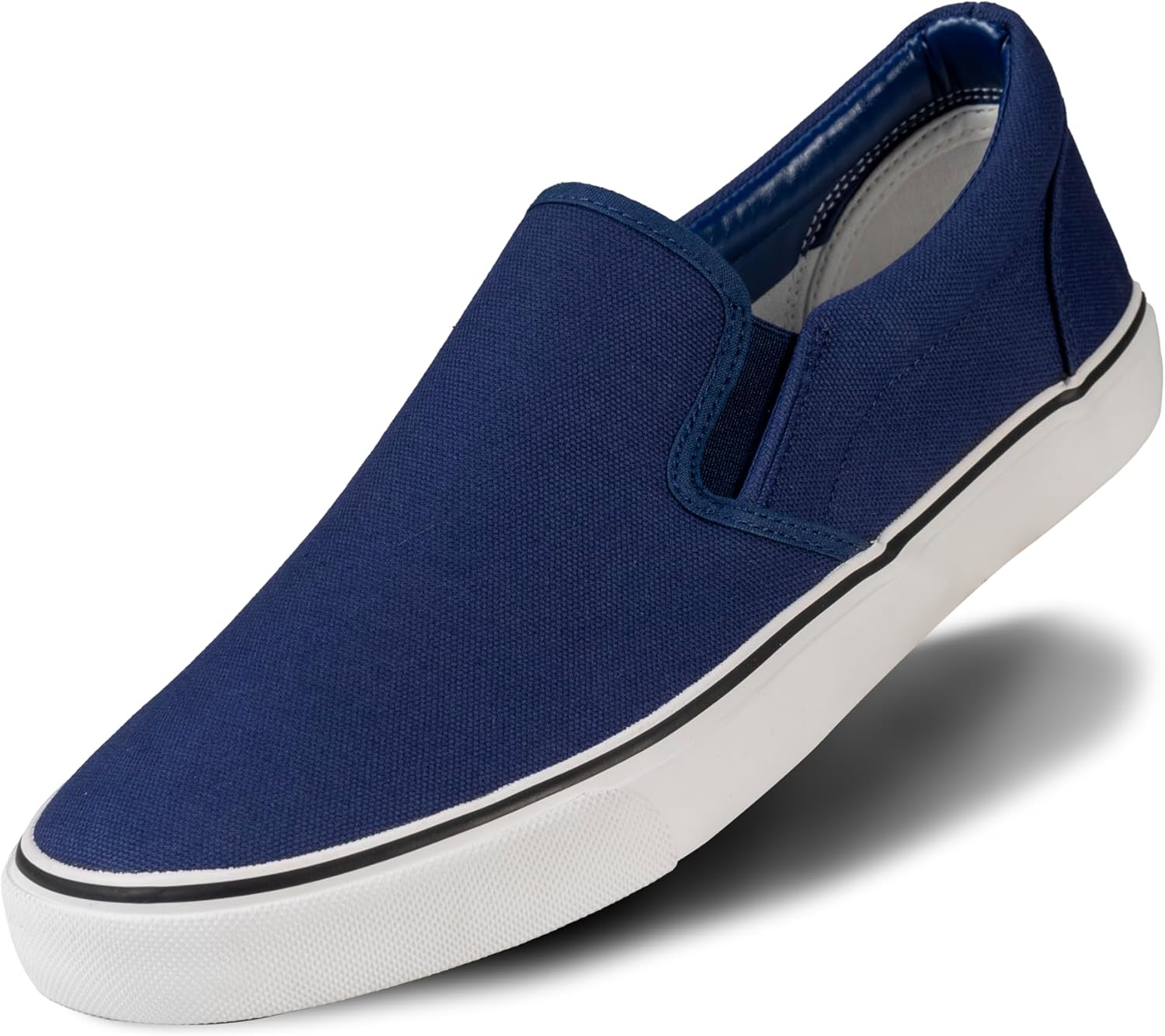 Мужские кеды классические низкие без шнурков, широкие текстильные скейт-лоферы с мягкой стелькой, повседневная обувь для мужчин, удобные кроссовки для ходьбы Hello Basics, Navyline
Мужские кеды классические низкие без шнурков, широкие текстильные скейт-лоферы с мягкой стелькой, повседневная обувь для мужчин, удобные кроссовки для ходьбы Hello Basics, Navyline