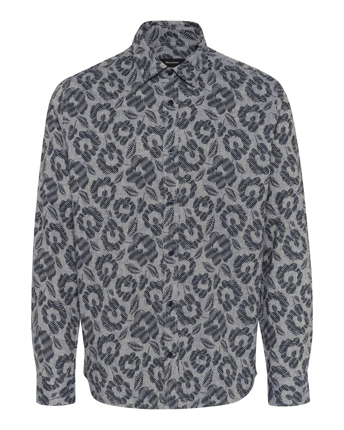 Matinique Рубашка на пуговицах 'Christaldo' обычного кроя в крапчатом синем цвете
Matinique Рубашка на пуговицах 'Christaldo' обычного кроя в крапчатом синем цвете