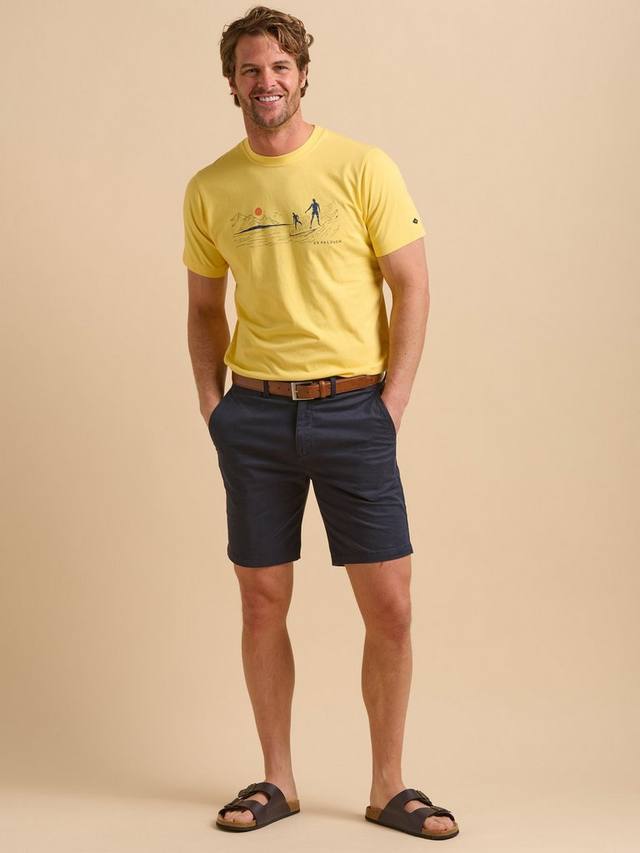 Хлопчатобумажная футболка regular fit south coast surf с графическим рисунком Brakeburn, желтый
Хлопчатобумажная футболка regular fit south coast surf с графическим рисунком Brakeburn, желтый