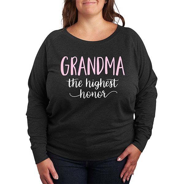 Футболка Plus Size Grandma The Highest Honor из легкого френч терри Licensed Character
Футболка Plus Size Grandma The Highest Honor из легкого френч терри Licensed Character