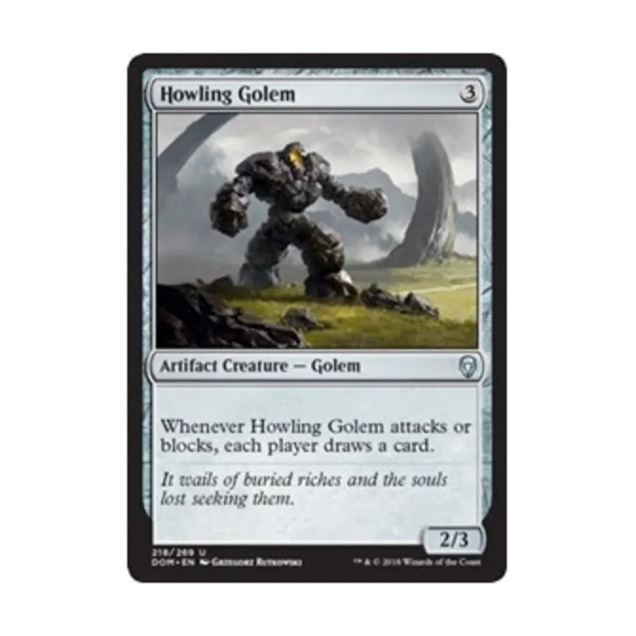 CCG Воющий голем (U), MTG - Dominaria
CCG Воющий голем (U), MTG - Dominaria