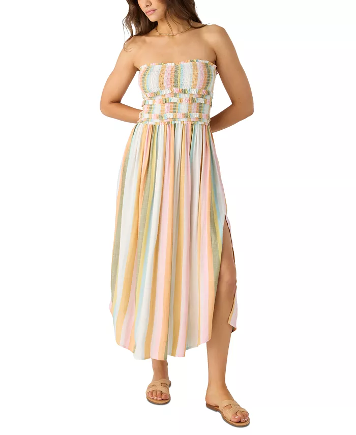 Платье без бретелек в полоску от Juniors Devyn Low Tide O'Neill, мультиколор
Платье без бретелек в полоску от Juniors Devyn Low Tide O'Neill, мультиколор