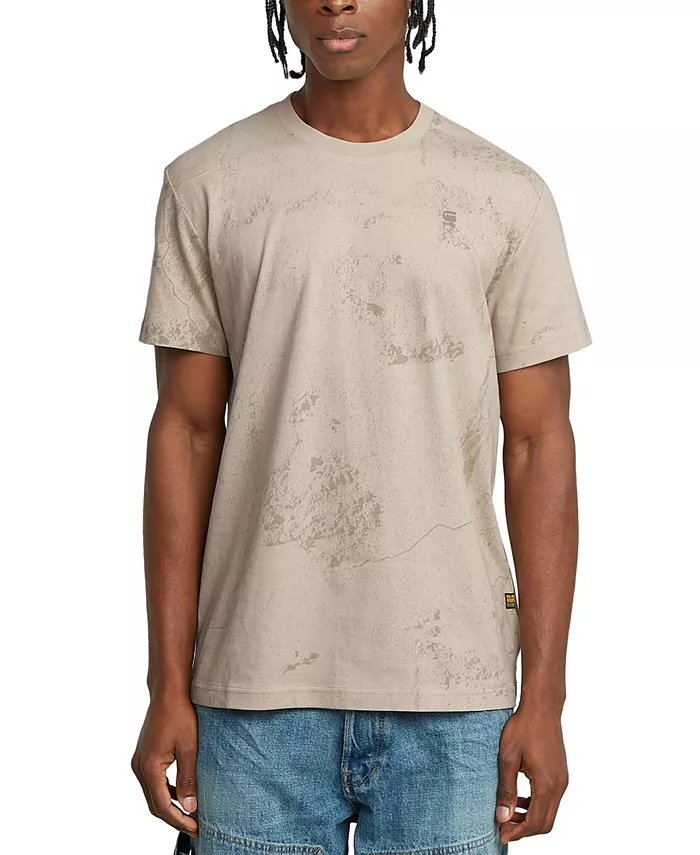 Мужская футболка с коротким рукавом и круглым вырезом, стиреная G-Star Raw, мультиколор
Мужская футболка с коротким рукавом и круглым вырезом, стиреная G-Star Raw, мультиколор