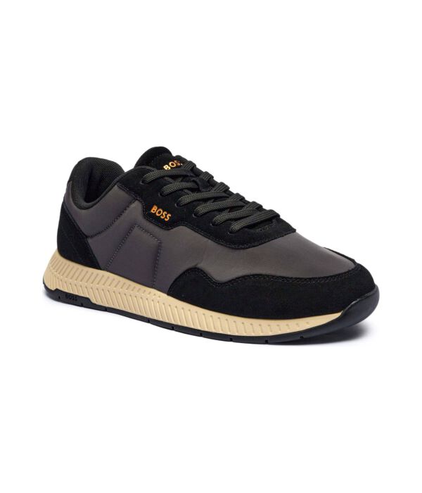 Кроссовки Boss Titanium Runn с добавлением кожи, серый
Кроссовки Boss Titanium Runn с добавлением кожи, серый