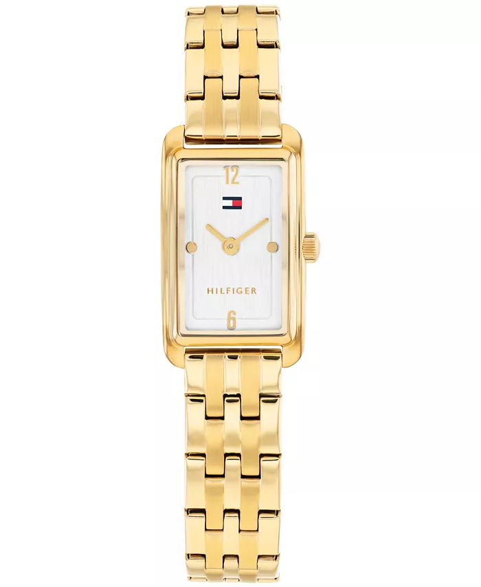 Женские часы на браслете из нержавеющей стали с кварцевым механизмом и позолоченным покрытием, 16 мм Tommy Hilfiger
Женские часы на браслете из нержавеющей стали с кварцевым механизмом и позолоченным покрытием, 16 мм Tommy Hilfiger