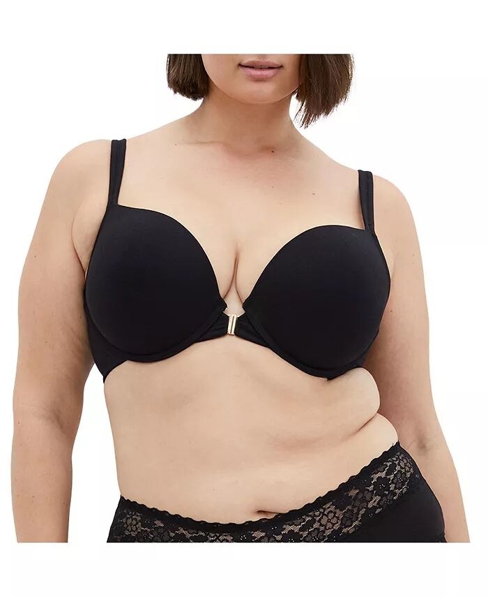 Бюстгальтер Plus Size Smooth & Chic Front Close из хлопка Push Up CITY CHIC, черный
Бюстгальтер Plus Size Smooth & Chic Front Close из хлопка Push Up CITY CHIC, черный