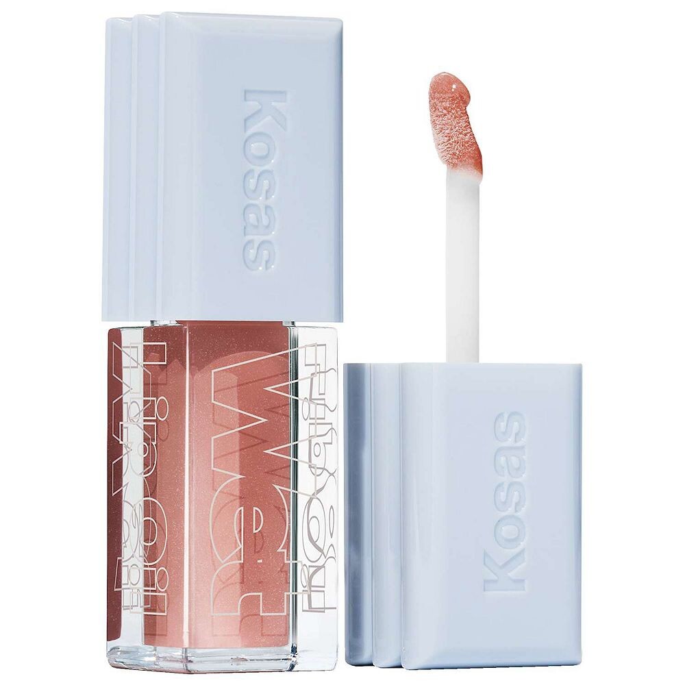 Kosas Wet Lip Oil Уплотняющий пептидный блеск для губ, цвет Unhooked 
Kosas Wet Lip Oil Уплотняющий пептидный блеск для губ, цвет Unhooked