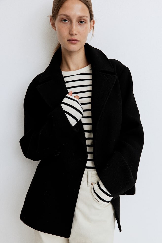 Рубашка из джерси в рубчик H&M, белый
Рубашка из джерси в рубчик H&M, белый