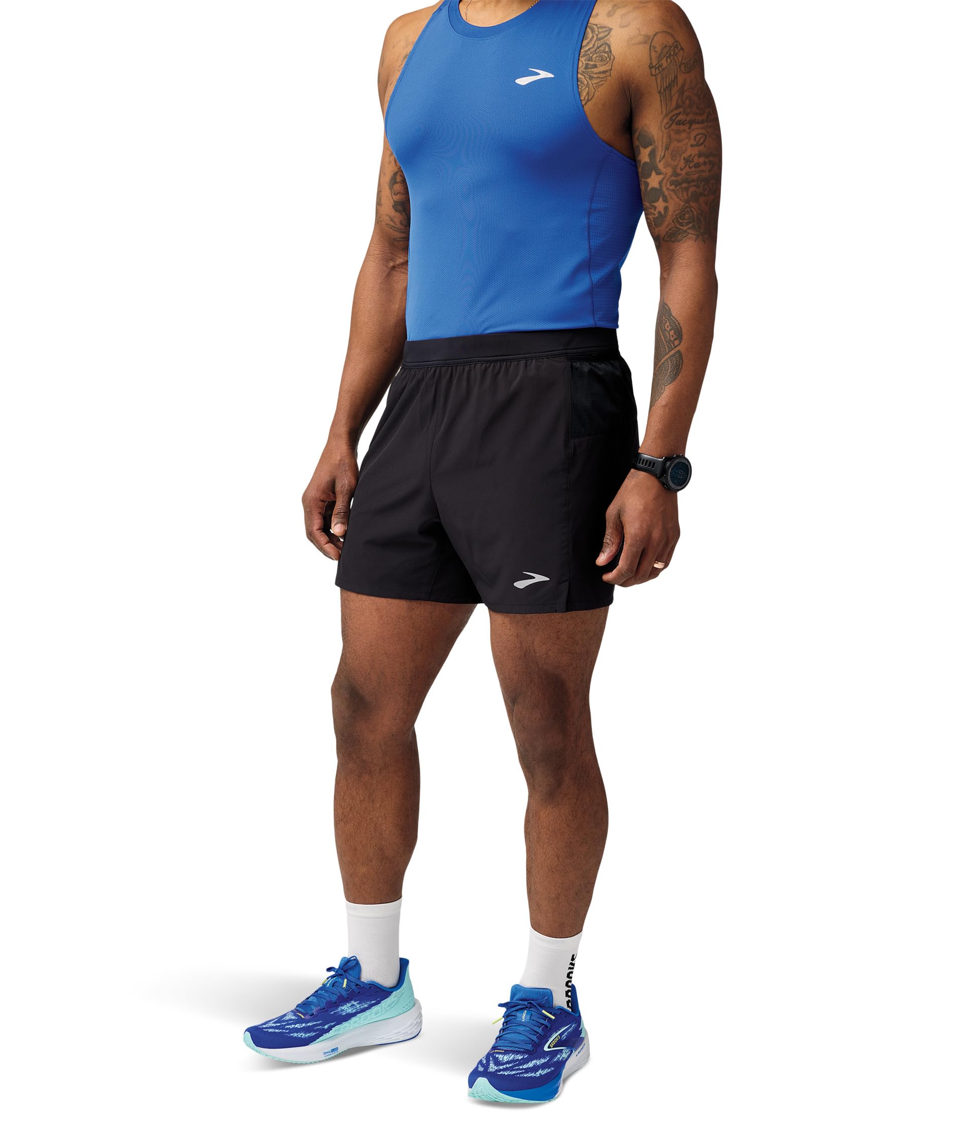 Шорты Brooks Journey 5" Shorts, черный 
Шорты Brooks Journey 5" Shorts, черный