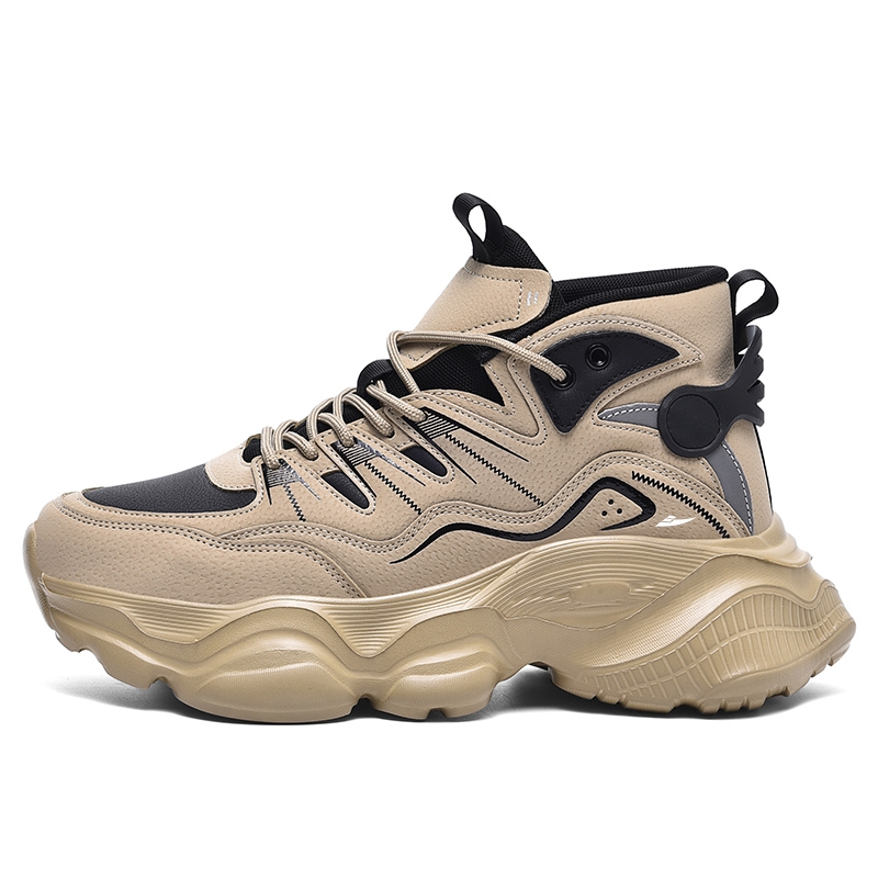 Kuding Мужские бежевые кеды на высокой подошве, цвет Beige
Kuding Мужские бежевые кеды на высокой подошве, цвет Beige